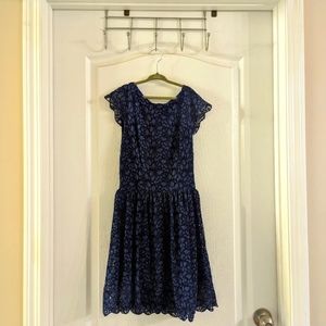 Aritzia Talula Belgravia mini dress in navy blue